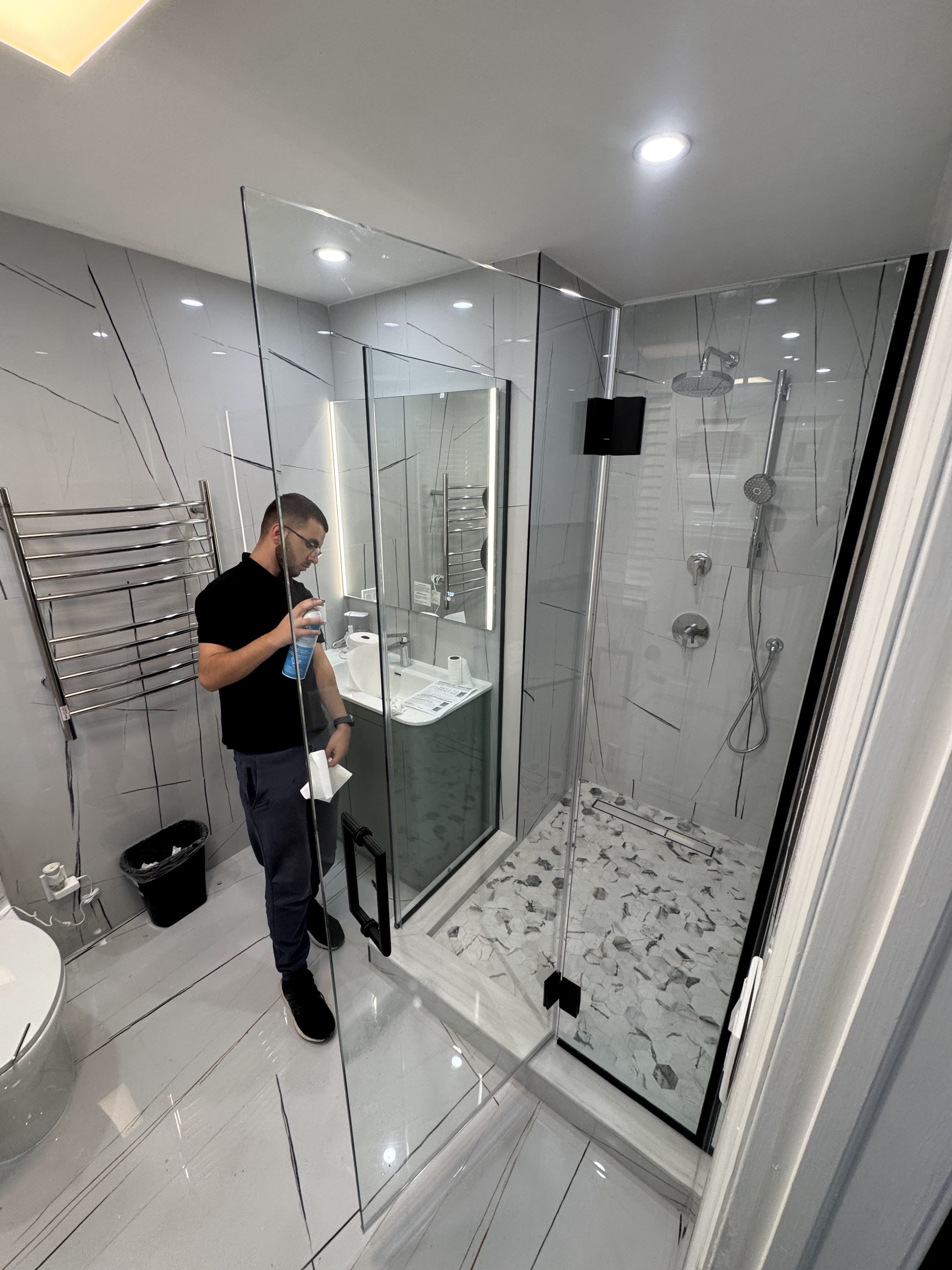 MetroGlass Pro custom glass installation NYC